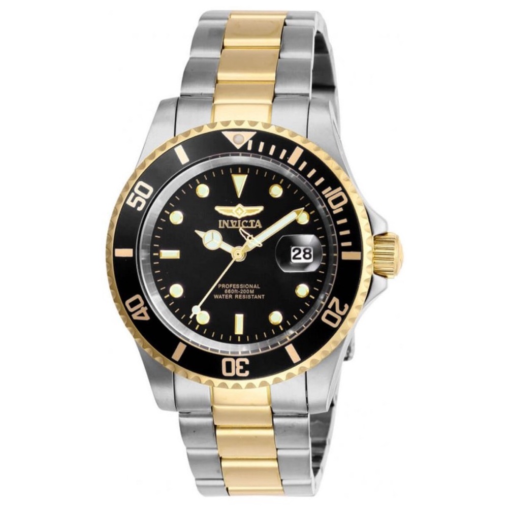 Invicta Gold and Silver Pro Diver Watch two tone brand new in box